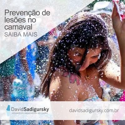 Prevenção de lesões no carnaval